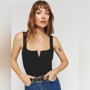 Reformation EUC xs Ossie Knit Tank Black